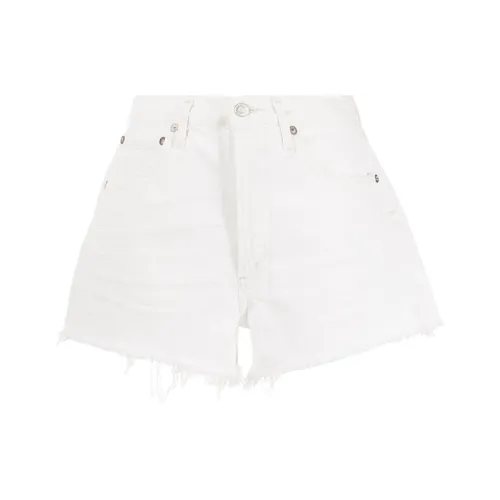 AGOLDE Белые Женские Джинсовые Шорты