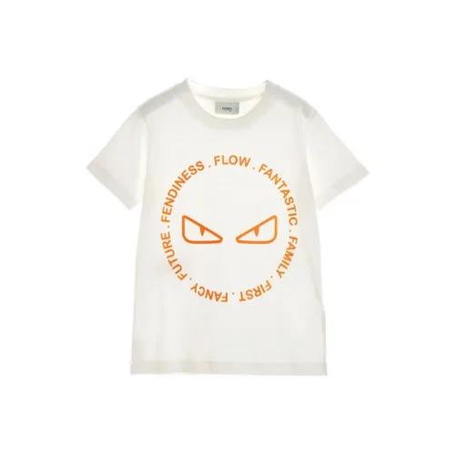FENDI Белая Kids T-рубашка
