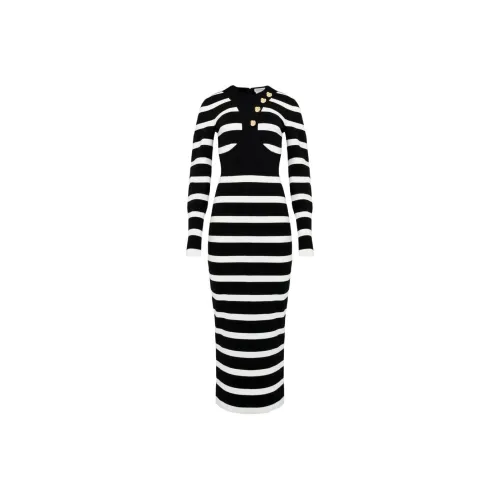Alexander McQueen Black Женские Длинные Рукава Платья
