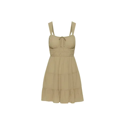 ARITZIA Sunday Best Martine Платье Slip Платье Женские Wicker Коричневый Wicker Коричневый
