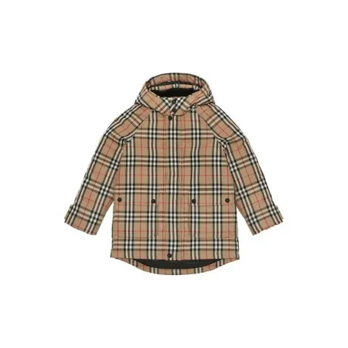 Burberry Бежевый Kids Утеплённые куртки