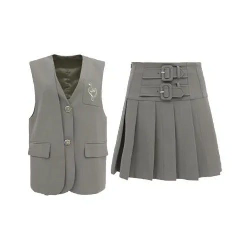 LOFT SHINE Хаки зеленый Женские Комплекты с юбкой