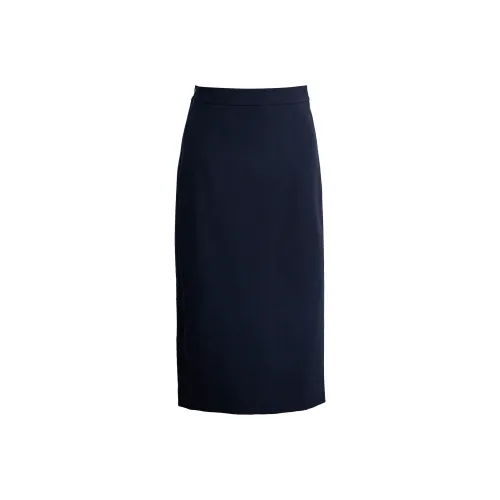 ROEYSHOUSE Повседневная длинная юбка женская темно-синий