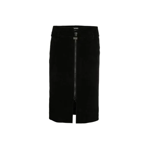 TOM FORD Черные Женские Повседневные Длинные Юбки