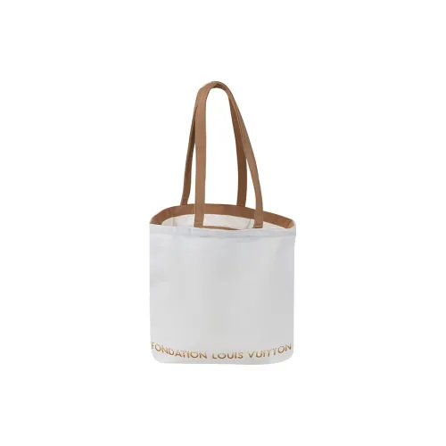 LOUIS VUITTON Холщовая сумка сумка через плечо женская белая