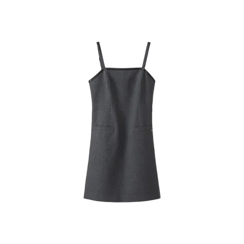 Fstudio Платье-комбинация Женское Темно-серое