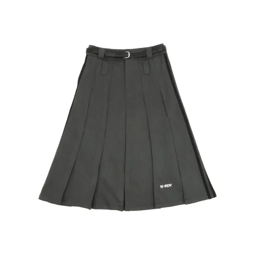 Nerdy Уголь Женские Повседневные Длинные Юбки