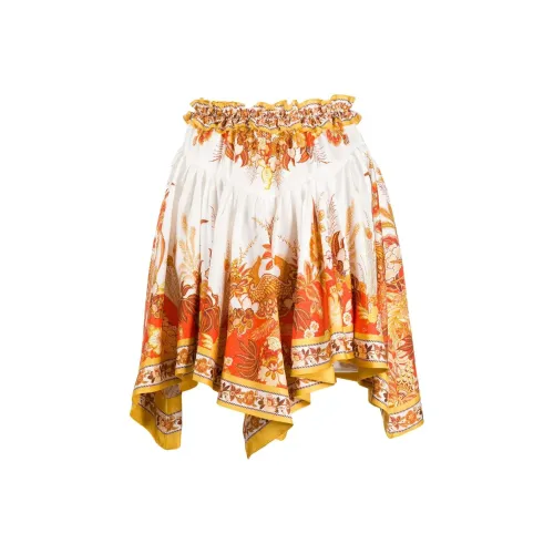 Zimmermann SS23 Повседневные короткие юбки Женские Белые