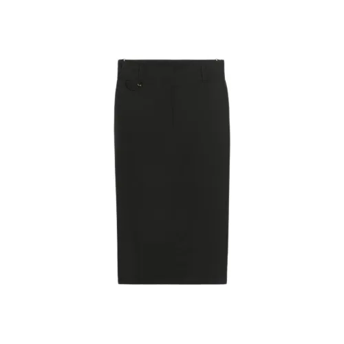 Jacquemus Черные Женские Повседневные Длинные Юбки