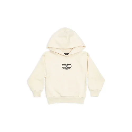 Balenciaga Свитшот Детская одежда FW22 Стандартный крой Светлый Бежевый Детский