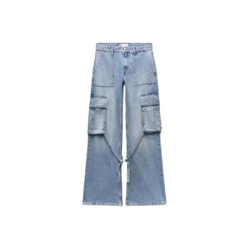 ZARA Синие Женские Джинсы