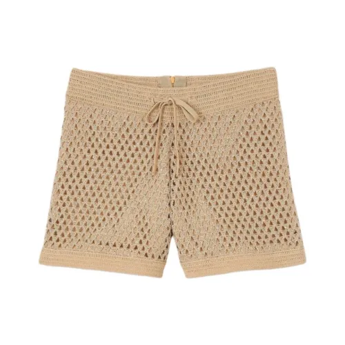 Sandro Повседневные шорты женские песочного цвета