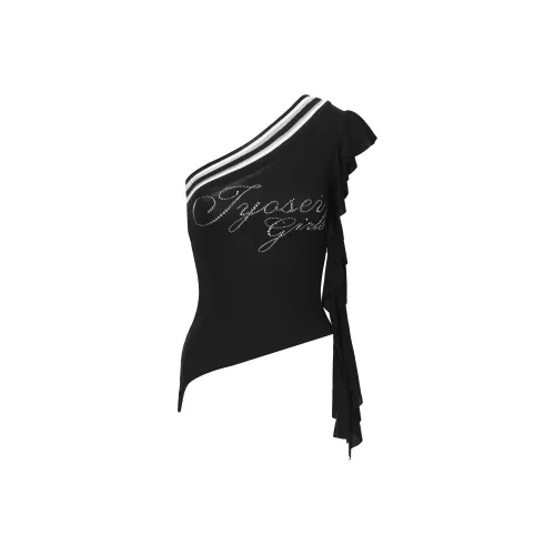 JYOSEI Женские футболки с коротким рукавом