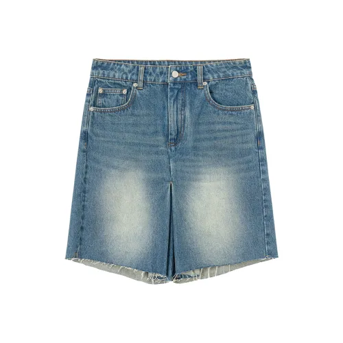 NO ONE ELSE Джинсовые синие женские джинсовые шорты