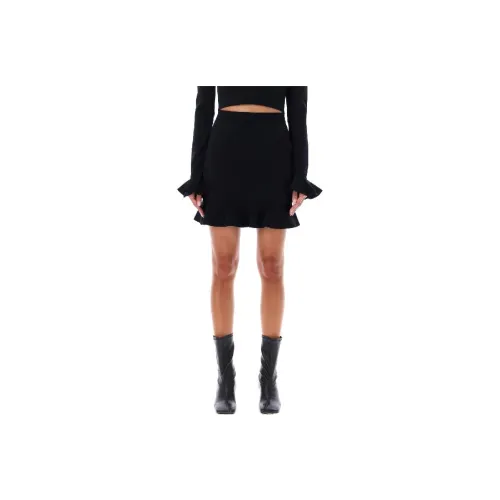 JW Anderson Черные Женские Повседневные Короткие Юбки