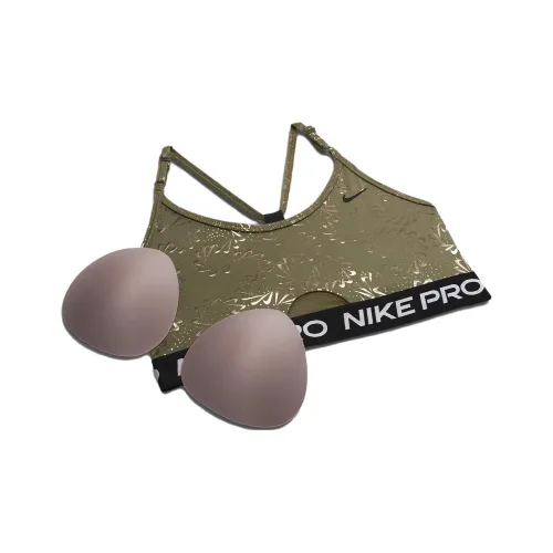 NIKE Оливково-зеленый Женское спортивное белье