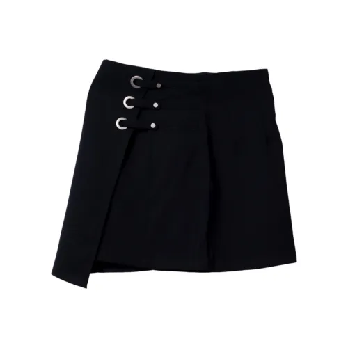UNIDES X UX Повседневные короткие юбки Женские Черный