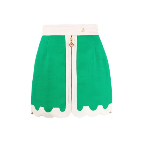 CASABLANCA Зеленая Женская Повседневная Короткая Юбка