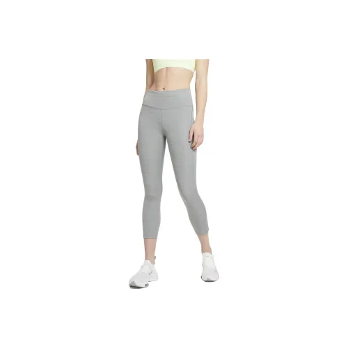 NIKE Дымчато-серый Женские Спортивные Брюки