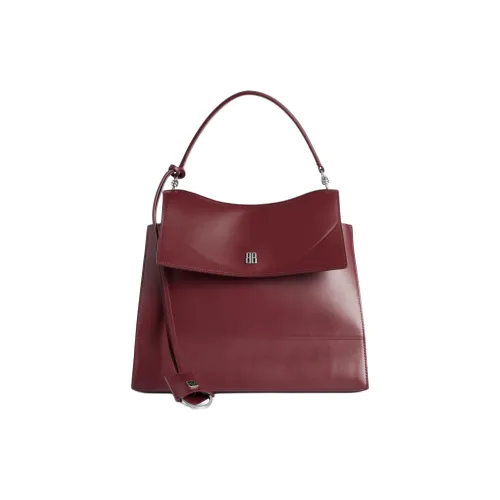 Balenciaga Телячья кожа Одно плечо Сумка Средний Женский Темно-бордовый