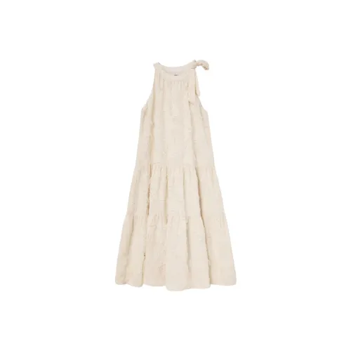 WESTLINK Без рукавов Платье Женское Абрикосовое