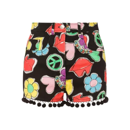 MOSCHINO Джинсовые шорты Женские Многоцветные