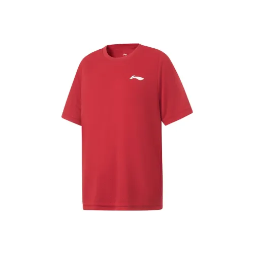 LINING Бычий красный Kids T Рубашки