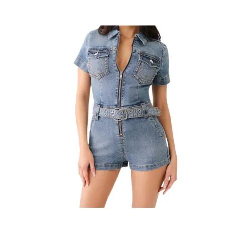 TRUE RELIGION Комбинезон Женский Синий