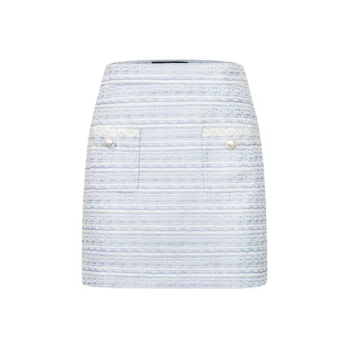 KARL LAGERFELD Повседневные короткие юбки Женские Синие