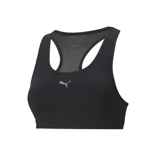 PUMA MID IMPACT 4KEEPS Бюстгальтер PM Спортивное белье Женские Черный