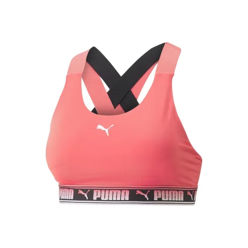 PUMA Mid Impact Feel Mid Impact Feel IT Бюстгальтер Спортивное белье Женские Розовый