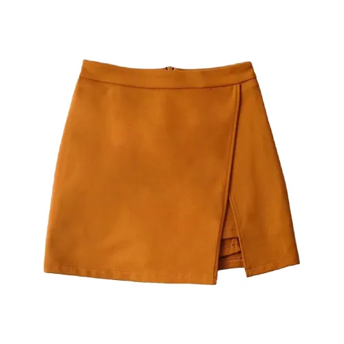 Bird of Aussie Повседневные короткие юбки Женские Карамель