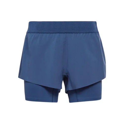 Reebok CYCLED Коллекция LES MILLS EPIC Спортивные шорты Женские Синие