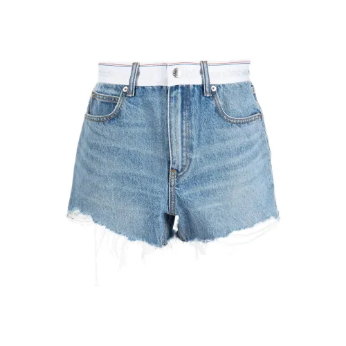 alexander wang Bite Синий Женские Джинсовые шорты
