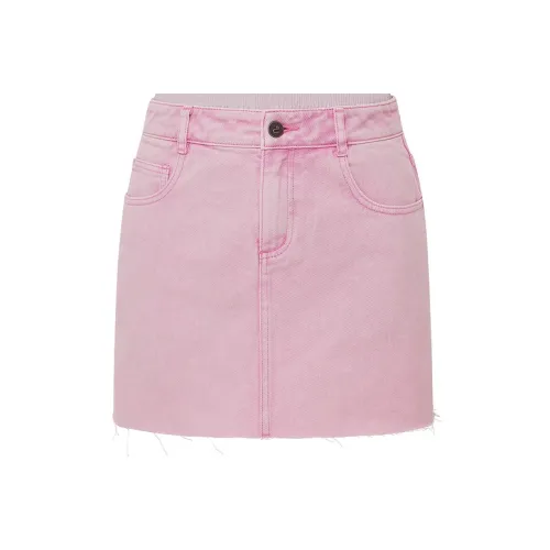 d'zzit Джинсовые короткие юбки Женские Розовый