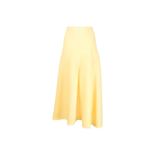JIL SANDER Желтая Женская Повседневная Длинная Юбка