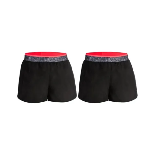 DECATHLON 2 шт черный Женские спортивные шорты