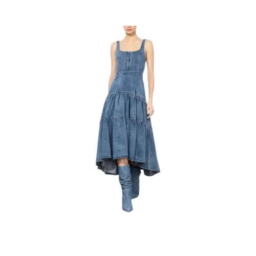 ALICE+OLIVIA Без рукавов Платье Женское Синее