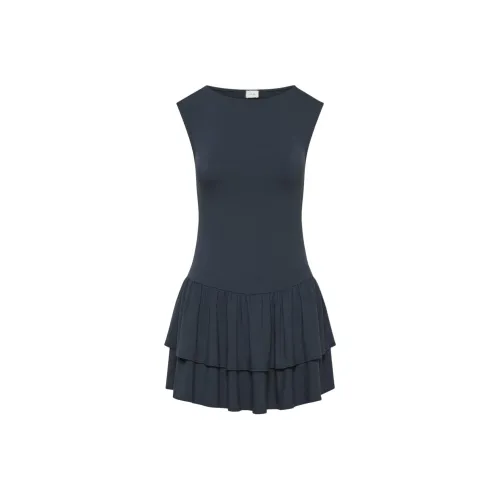 ARITZIA WILFRED Bloomsbury Платье Без рукавов Платье Женское Темная ночь Темно-синий Темная ночь Морской