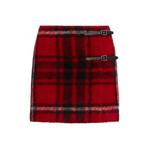 Polo Ralph Lauren Red Женские Повседневные Короткие Юбки