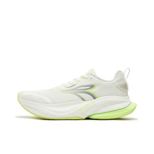 361° Амортизирующие подошва Slip-resistant Дышащий Низкий топ Повседневные Беговые кроссовки Мужские Перо Белый