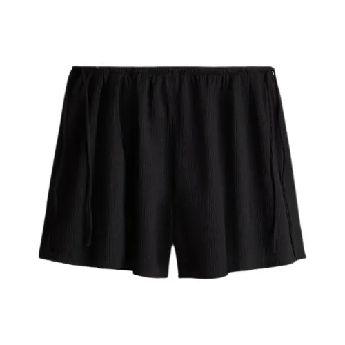 H&M Черные Женские Повседневные Шорты