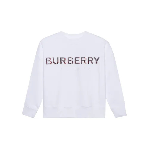 Burberry Белый Kids Свитшоты