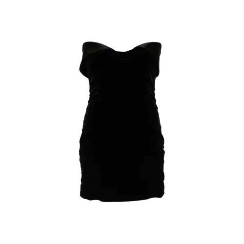 Mugler Без рукавов Платье Женское Черное