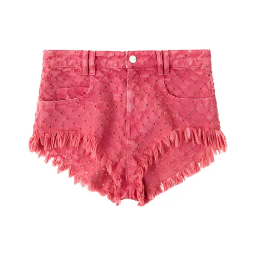 ISABEL MARANT Фуксия Женские Джинсовые Шорты