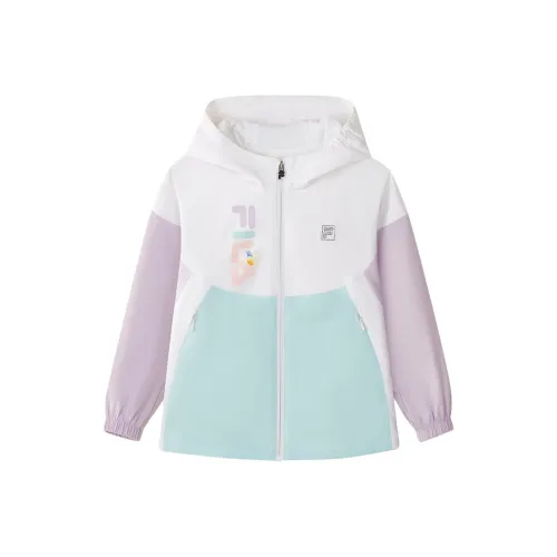 FILA KIDS Куртки Пальто Облако Robe Фиолетовый Детский