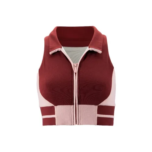 Sumday Athletics Радостный красный цвет Женские спортивные майки без рукавов