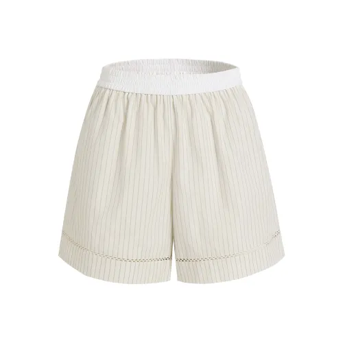 REDOLENCE Повседневные шорты Женские Белые