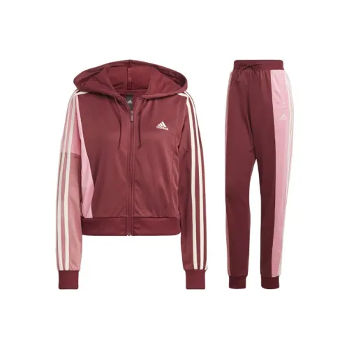 Adidas Тень Красный Женские Повседневные Комплекты