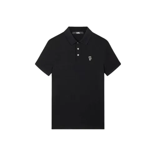 Поло Мужское KARL LAGERFELD Черное